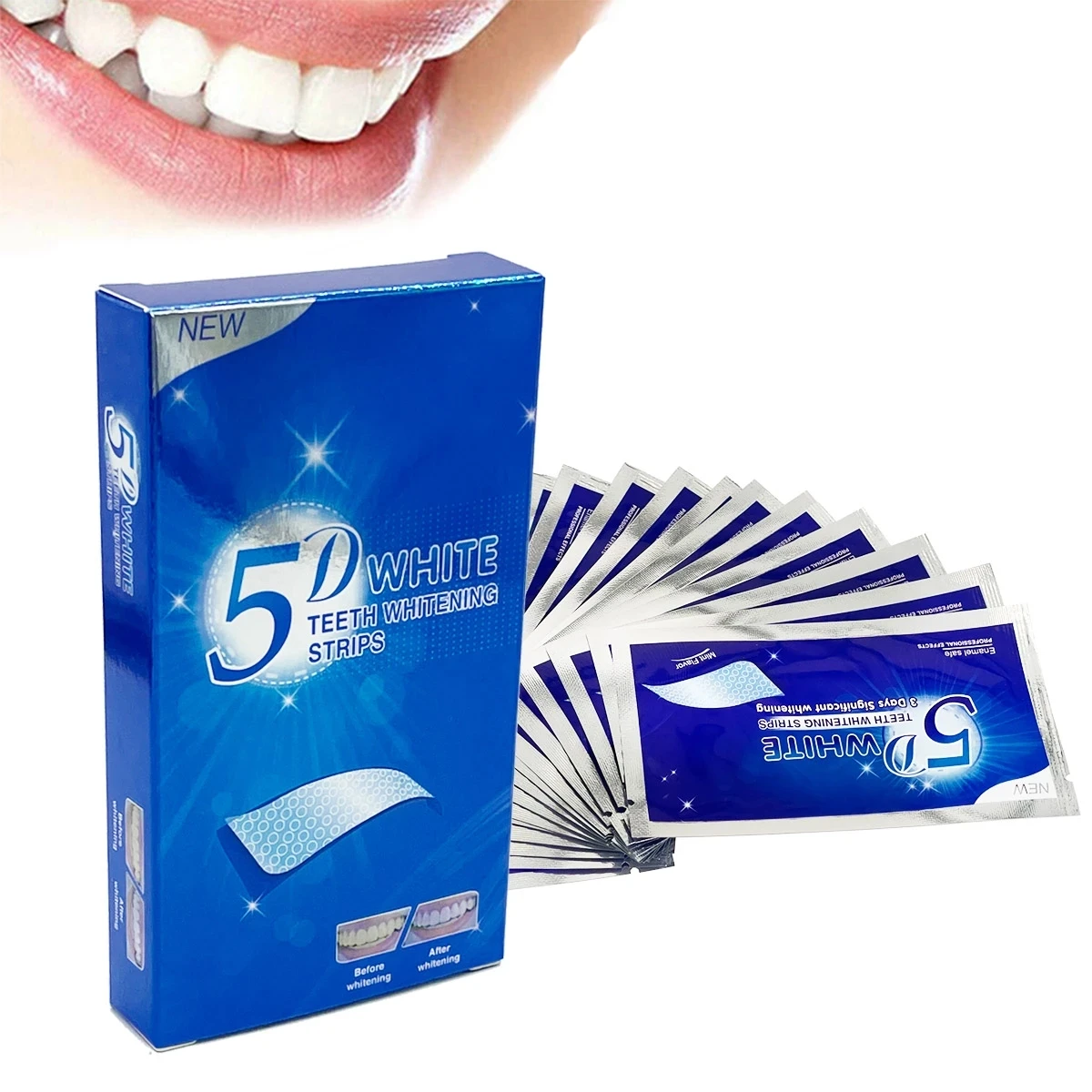 White Tooth Dental Oral Hygien - Teeth Whitening Strips Permanent ulasan dan harga