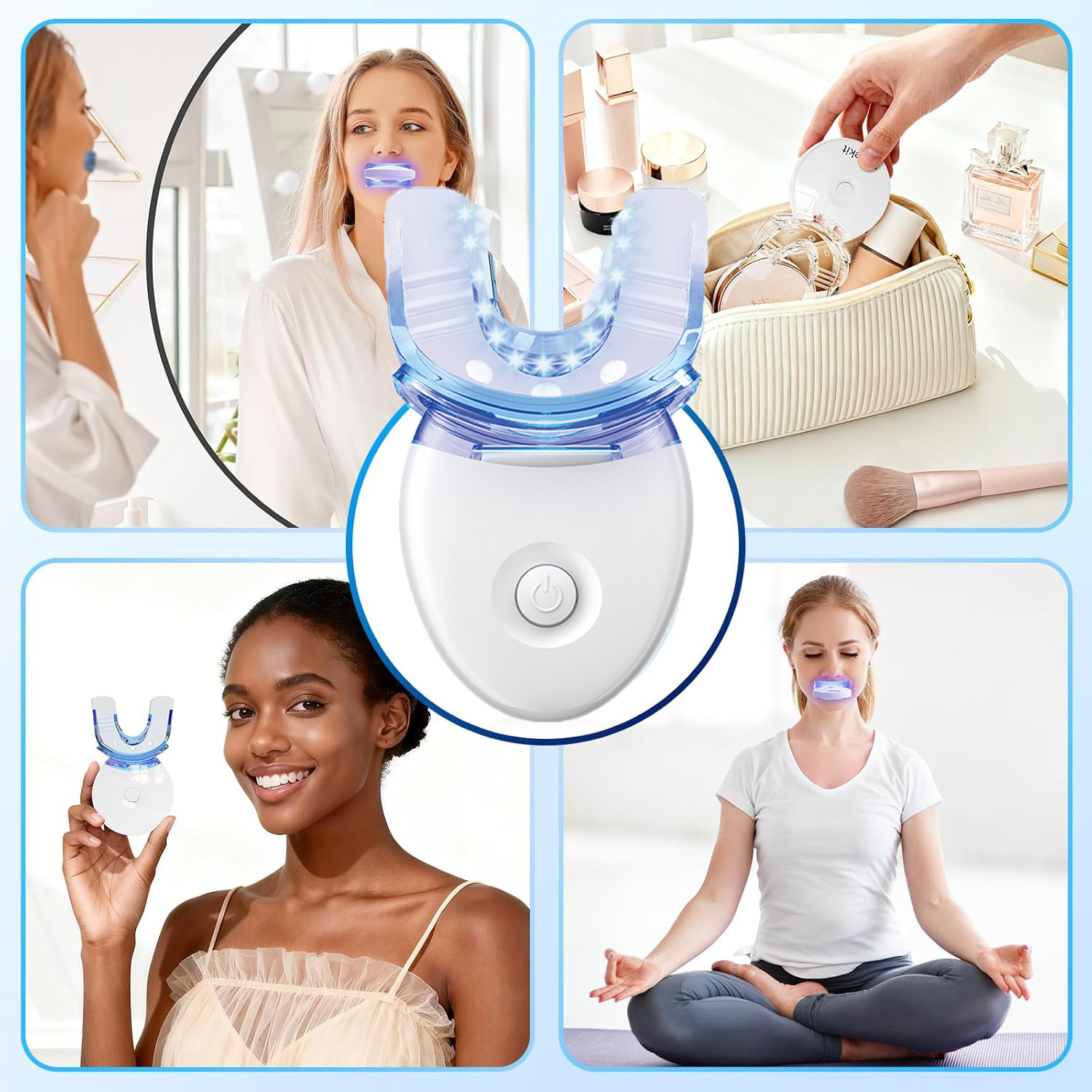 Teeth Whitening Kit with LED L - Teeth Whitening With Laser ulasan dan harga