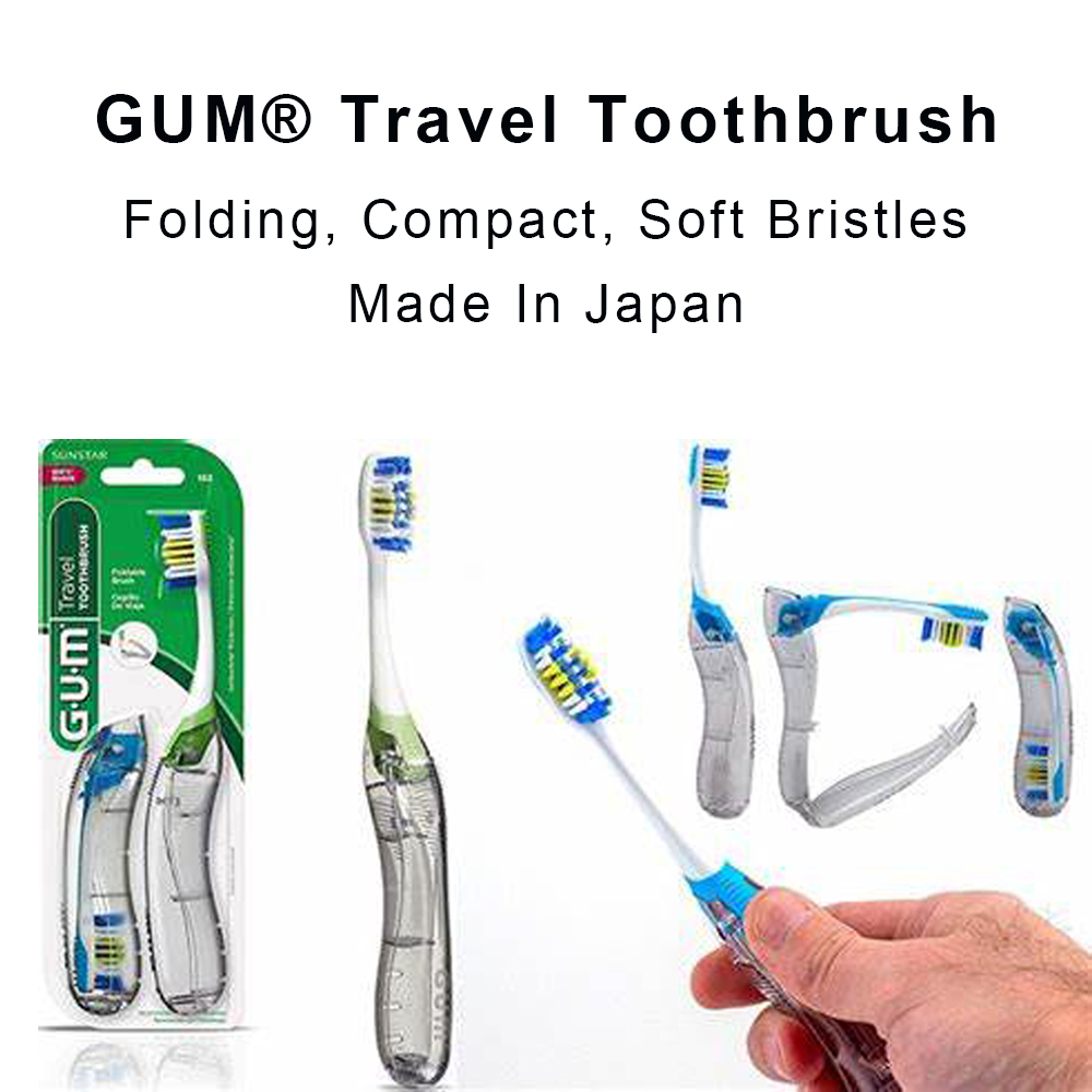 Gum Travel Toothbrush Folable  - Teeth Whitening In Japan ulasan dan harga